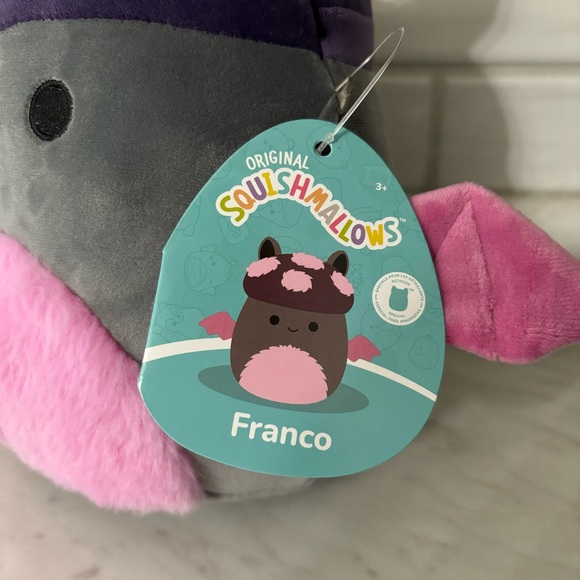 Franco the Mushroom Bat Squishmallow - Picture 3 of 3